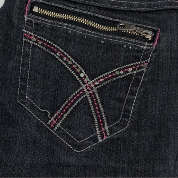 VINTAGE BONGO BLACKWASH SLIM STRAIGHT JEANS 7/29x32 😎 - Picture 13 of 13